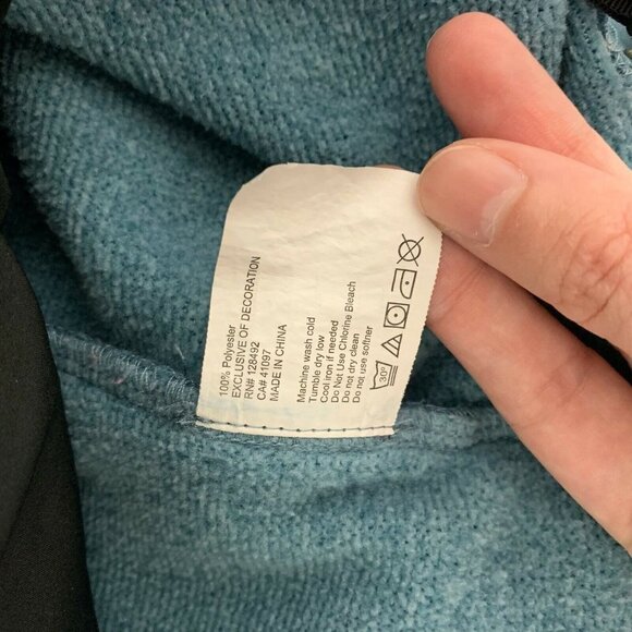 GREG NORMAN Jacket Men Large Blue Soundwave Mixed - Picture 5 of 5